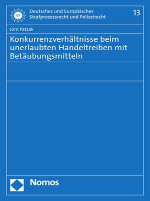 cover image of Konkurrenzverhältnisse beim unerlaubten Handeltreiben mit Betäubungsmitteln